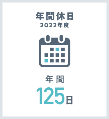 年間休日2019年度 年間129日